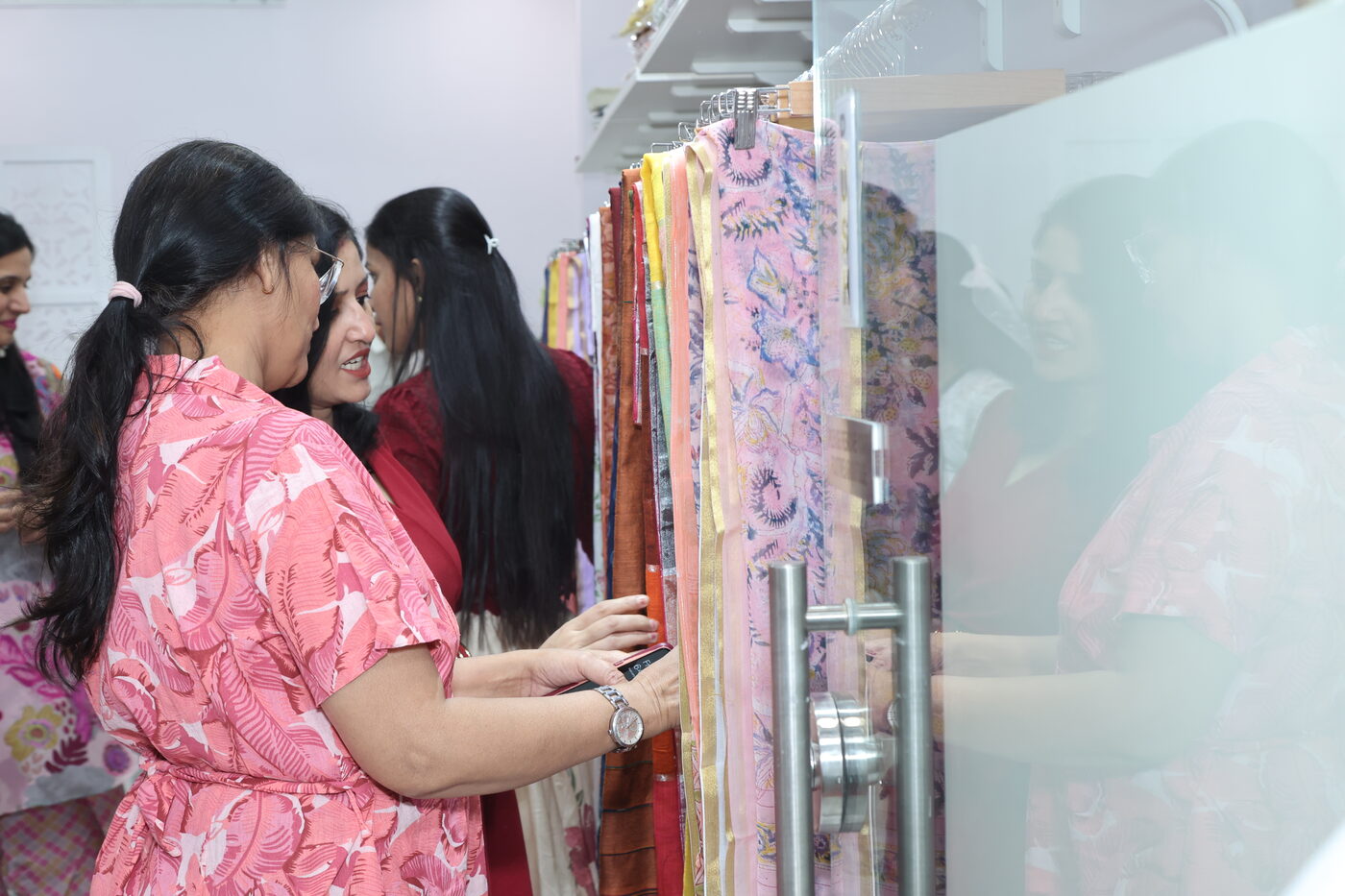 Happy customers at Disha Fashion Studio Pune